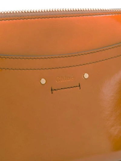 Shop Chloé Roy Small Bag In Brown