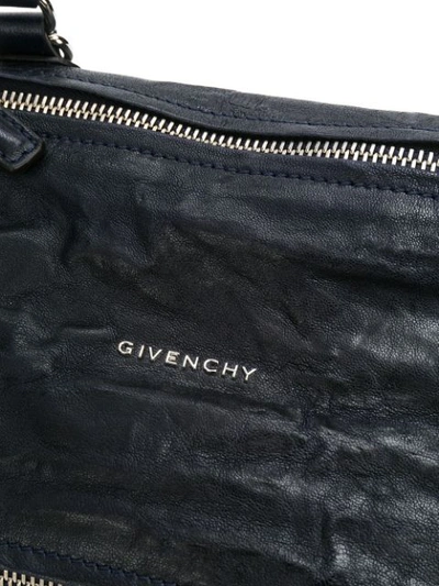Shop Givenchy Medium Pandora Bag In Blue