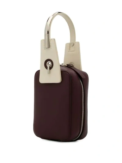 Shop Bonastre Brick Tote In Purple