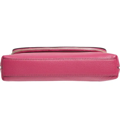 Kate Spade Large Polly Leather Crossbody Bag Purple In Berry Blitz ModeSens