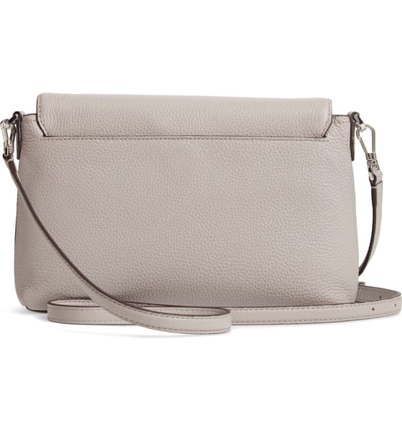 Kate Spade Large Polly Leather Crossbody Bag In True Taupe | ModeSens