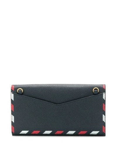 Thom Browne Chain Strap Cross Body Bag In Blue