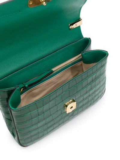Shop Chloé C Double Shoulder Bag In Green