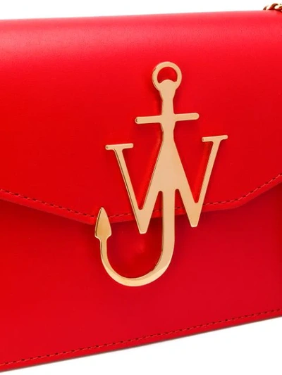 Shop Jw Anderson Logo Purse In Red
