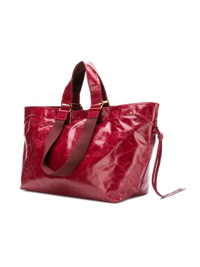 Shop Isabel Marant Wardy New Tote In Red