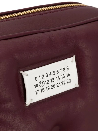 Shop Maison Margiela Glam Slam Shoulder Bag In T5085 Windsor Wine