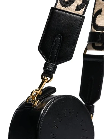 Shop Stella Mccartney Stella Logo Multi-pocket Belt Bag In Black