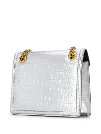 Shop Dolce & Gabbana Devotion Medium Shoulder Bag In Grey