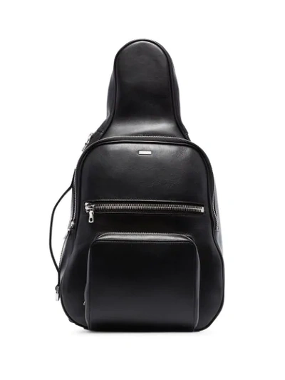 Shop Amiri Small Guitar Cross-body Bag In Black