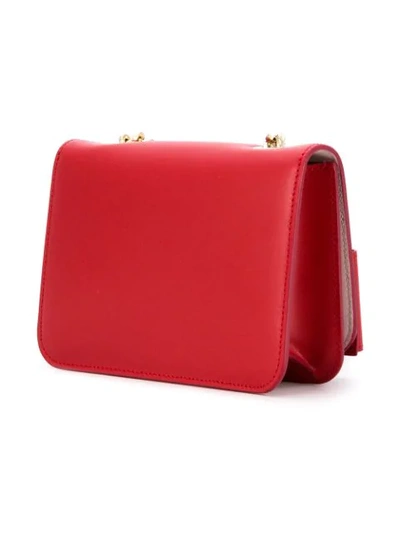 Shop Ferragamo Salvatore  Vara Mini Shoulder Bag - Red