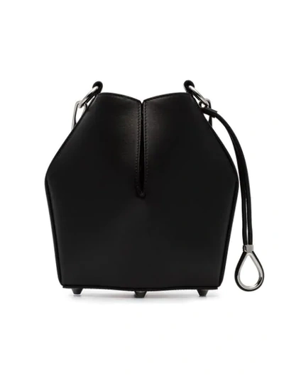 Shop Alexander Mcqueen Chunky Chain Bucket Bag - Black