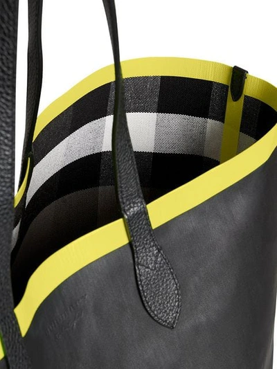 Shop Burberry The Giant Reversible Tote In Black
