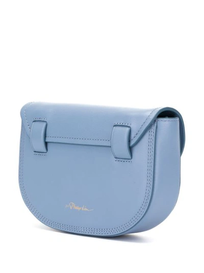 Shop 3.1 Phillip Lim Pashli Saddle Mini Belt Bag In Blue