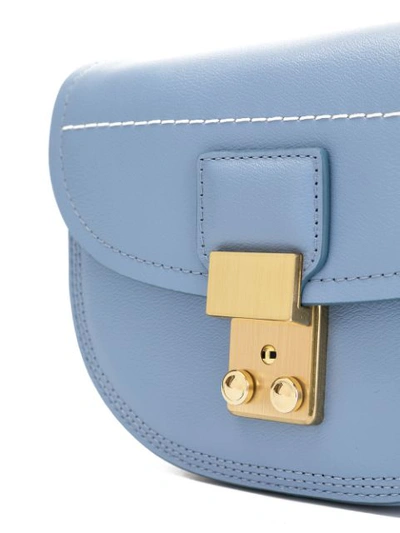 Shop 3.1 Phillip Lim Pashli Saddle Mini Belt Bag In Blue