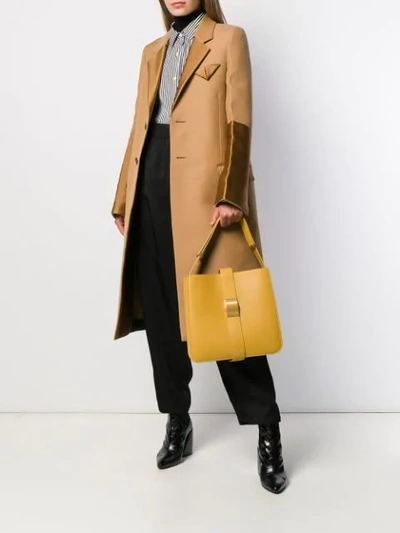 Shop Bottega Veneta Marie Shoulder Bag In Yellow