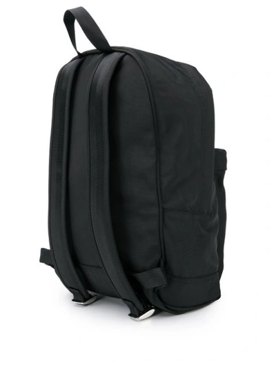 Shop Kenzo Embroidered Logo Backpack In Black