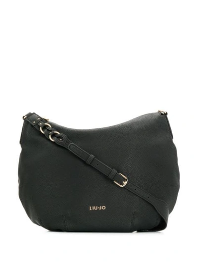 Shop Liu •jo Libera Shoulder Bag In Black