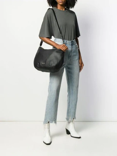 Shop Liu •jo Libera Shoulder Bag In Black