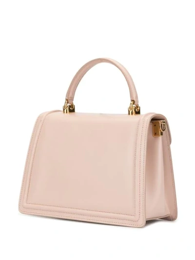 Shop Dolce & Gabbana Large Devotion Shoulder Bag In Pink