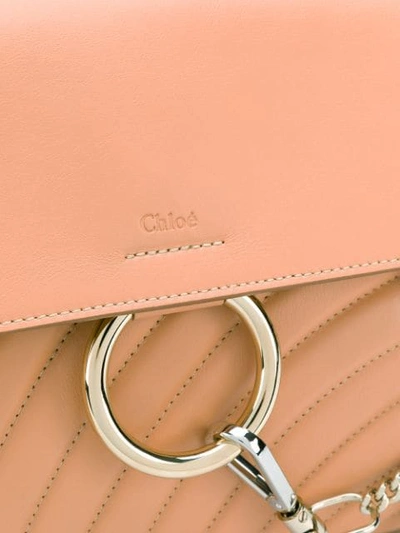 Shop Chloé Faye Day Small Bag In Pink