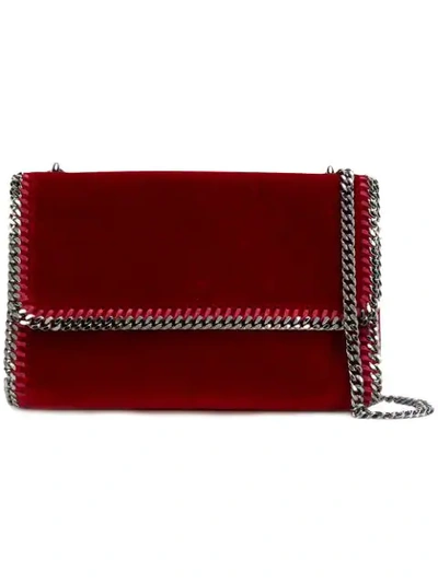 Shop Stella Mccartney Falabella Shoulder Bag In Red