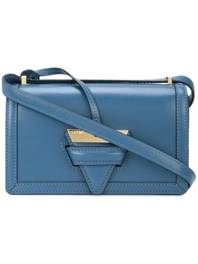 Shop Loewe Barcelona Shoulder Bag - Blue