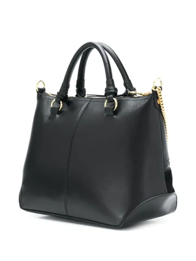 Shop See By Chloé Patchwork Tote Bag In Black