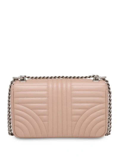 Shop Prada Diagramme Shoulder Bag In Pink