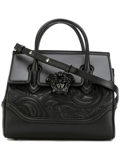 Shop Versace Palazzo Empire Shoulder Bag In Knjoc