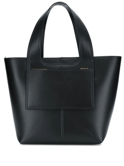 Shop Victoria Beckham Apron Tote Bag In Black
