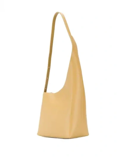 Shop Aesther Ekme Demi Lune Shoulder Bag In Neutrals