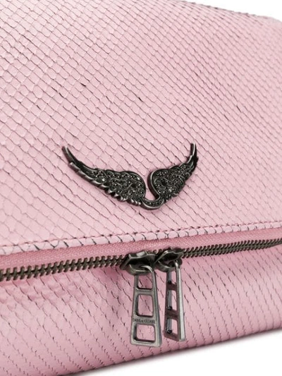 Shop Zadig & Voltaire Rocky Keith Shoulder Bag In Pink