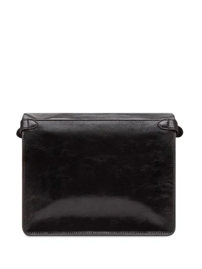 Shop Fendi Flip Shoulder Bag In Black