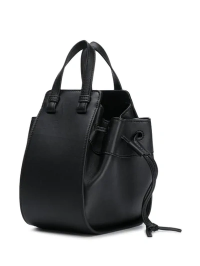 Shop Loewe Mini Hammock Bag In Black