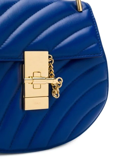 Shop Chloé Drew Bijou Mini Shoulder Bag - Blue