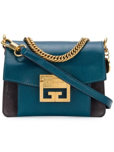 Shop Givenchy Mino Gv3 Shoulder Bag - Blue