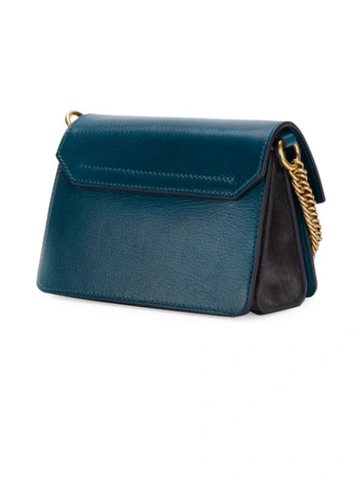 Shop Givenchy Mino Gv3 Shoulder Bag - Blue
