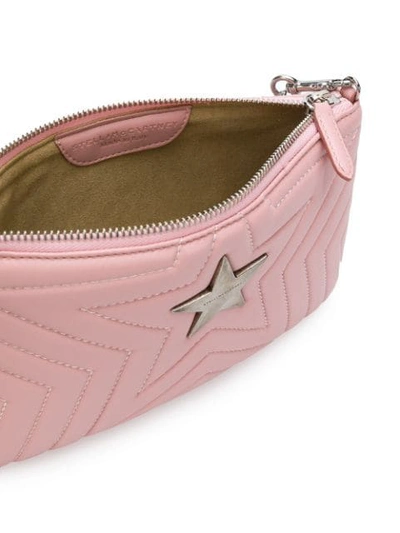 Shop Stella Mccartney Stella Star Clutch Bag In Pink