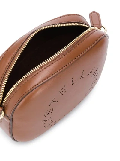 Shop Stella Mccartney Stella Logo Belt Bag In Brown
