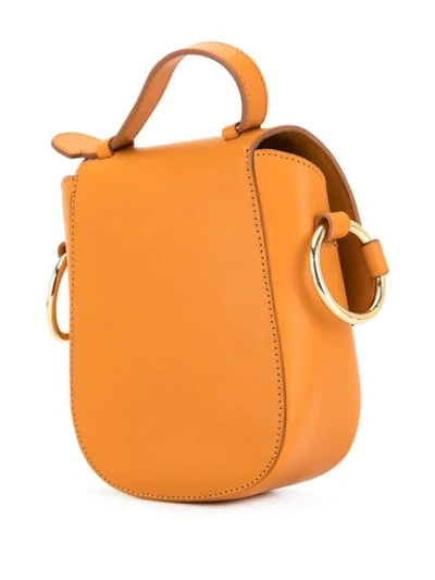 Shop Atp Atelier Carrara Calvados Shoulder Bag In Orange