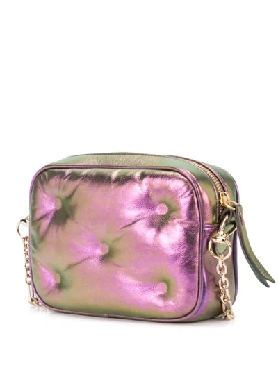 Shop Maison Margiela Glam Slam Micro Bag In Purple