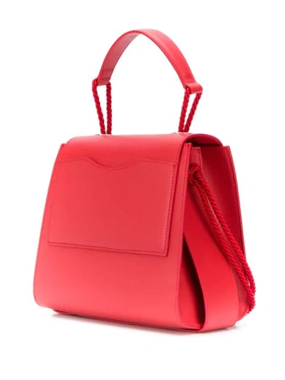 Shop Patrizia Pepe Wasp Tote Bag In Red