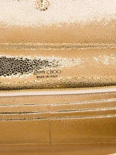 Shop Jimmy Choo 'milla' Clutch In Metallic