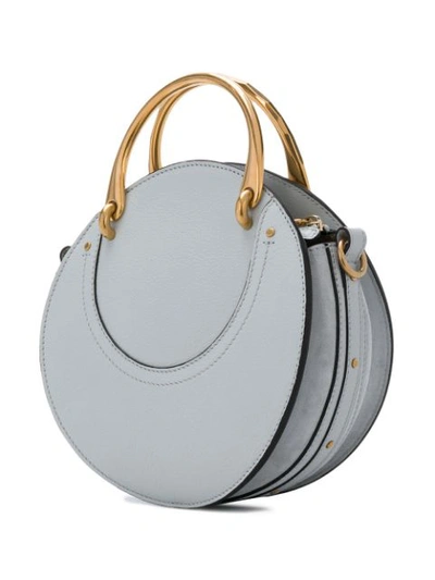 Shop Chloé Small Pixie Shoulder Bag In Grey