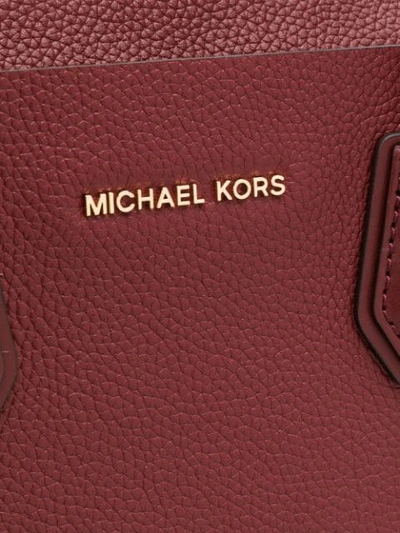 Shop Michael Michael Kors Mercer Tote In Red