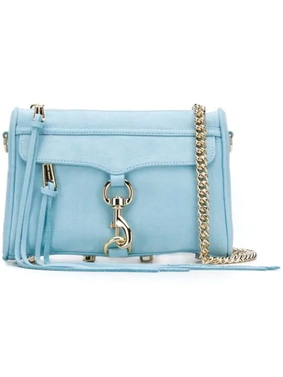 Shop Rebecca Minkoff Mini Mac Crossbody Bag - Blue