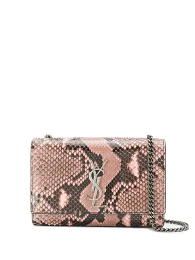 Shop Saint Laurent Kate Shoulder Bag In Pink