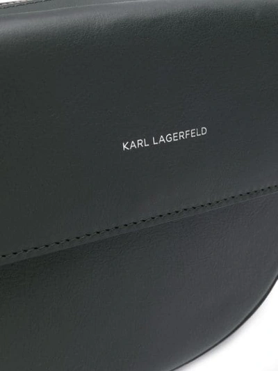 Shop Karl Lagerfeld K/ikon Belt Bag In Green