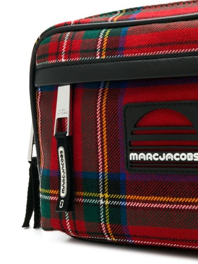 Shop Marc Jacobs Tartan Sport Belt Bag In Red