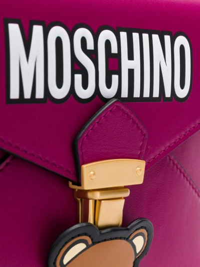 Shop Moschino Clutch Mit Teddy In Pink